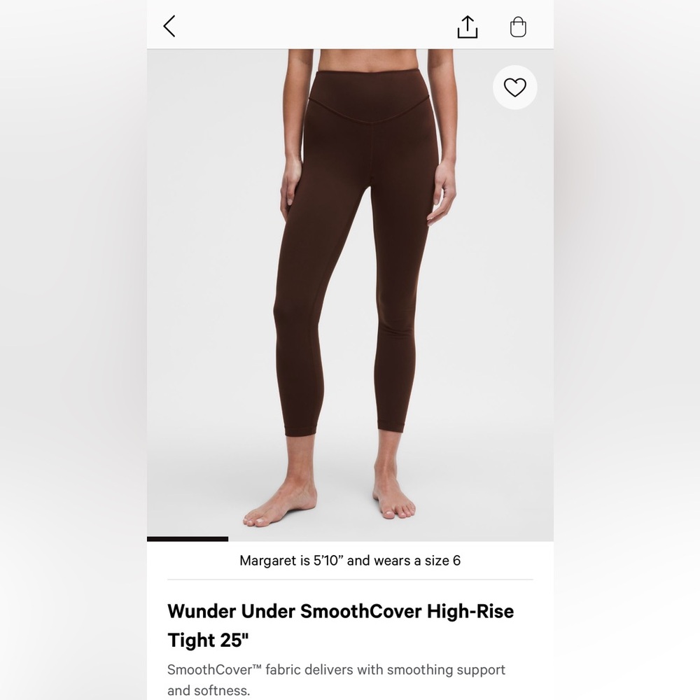 Wunder Under SmoothCover High-rise Lululemon Tights